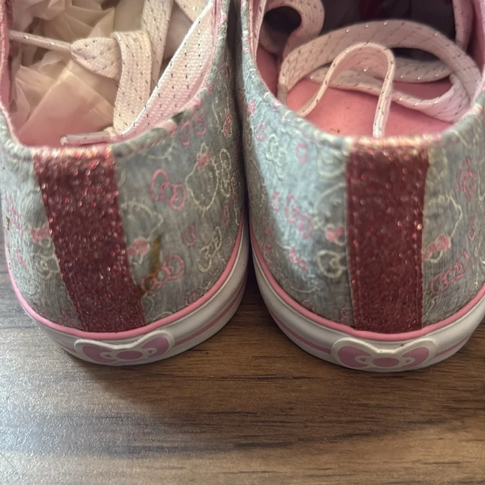 Hello Kitty Pink and Gray Women's Sneakers